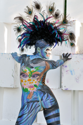 Austria, Pörtschach, World Bodypainting Festival, Wörthersee