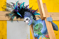 Austria, Pörtschach, World Bodypainting Festival, Wörthersee