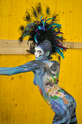 Austria, Pörtschach, World Bodypainting Festival, Wörthersee