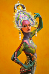 Austria, Pörtschach, World Bodypainting Festival, Wörthersee