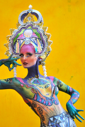 Austria, Pörtschach, World Bodypainting Festival, Wörthersee