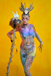 Austria, Pörtschach, World Bodypainting Festival, Wörthersee