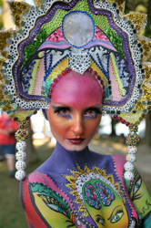 Austria, Pörtschach, World Bodypainting Festival, Wörthersee