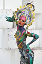 Austria, Pörtschach, World Bodypainting Festival, Wörthersee