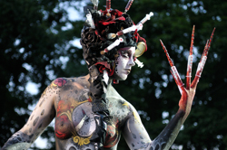 Austria, Pörtschach, World Bodypainting Festival, Wörthersee