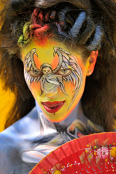 Austria, Pörtschach, World Bodypainting Festival, Wörthersee