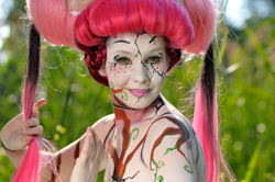 Austria, Pörtschach, World Bodypainting Festival, Wörthersee