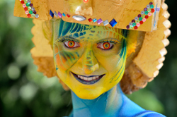 Austria, Pörtschach, World Bodypainting Festival, Wörthersee