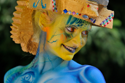 Austria, Pörtschach, World Bodypainting Festival, Wörthersee