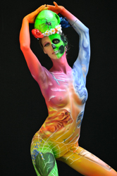 Austria, Pörtschach, World Bodypainting Festival, Wörthersee