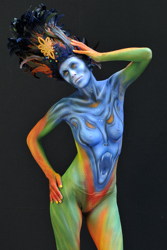 Austria, Pörtschach, World Bodypainting Festival, Wörthersee