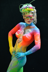 Austria, Pörtschach, World Bodypainting Festival, Wörthersee