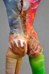Austria, Pörtschach, World Bodypainting Festival, Wörthersee