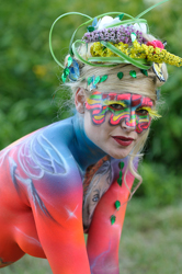 Austria, Pörtschach, World Bodypainting Festival, Wörthersee