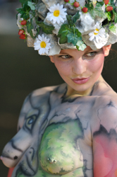 Austria, Pörtschach, World Bodypainting Festival, Wörthersee