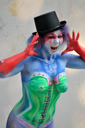 Austria, Pörtschach, World Bodypainting Festival, Wörthersee