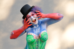 Austria, Pörtschach, World Bodypainting Festival, Wörthersee