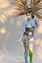 Austria, Pörtschach, World Bodypainting Festival, Wörthersee
