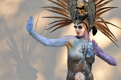 Austria, Pörtschach, World Bodypainting Festival, Wörthersee