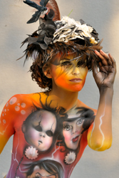 Austria, Pörtschach, World Bodypainting Festival, Wörthersee