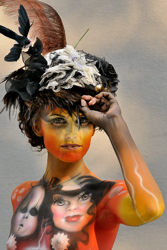 Austria, Pörtschach, World Bodypainting Festival, Wörthersee