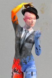 Austria, Pörtschach, World Bodypainting Festival, Wörthersee