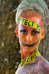 Austria, Pörtschach, World Bodypainting Festival, Wörthersee