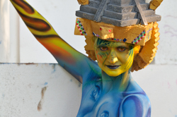 Austria, Pörtschach, World Bodypainting Festival, Wörthersee