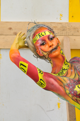 Austria, Pörtschach, World Bodypainting Festival, Wörthersee