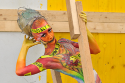 Austria, Pörtschach, World Bodypainting Festival, Wörthersee