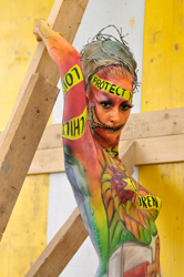 Austria, Pörtschach, World Bodypainting Festival, Wörthersee