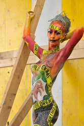 Austria, Pörtschach, World Bodypainting Festival, Wörthersee