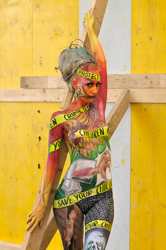 Austria, Pörtschach, World Bodypainting Festival, Wörthersee