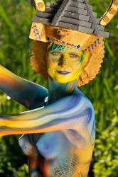 Austria, Pörtschach, World Bodypainting Festival, Wörthersee