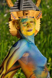 Austria, Pörtschach, World Bodypainting Festival, Wörthersee