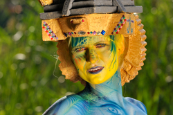 Austria, Pörtschach, World Bodypainting Festival, Wörthersee