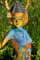 Austria, Pörtschach, World Bodypainting Festival, Wörthersee