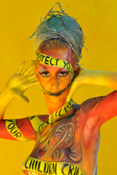 Austria, Pörtschach, World Bodypainting Festival, Wörthersee