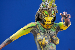 Austria, Pörtschach, World Bodypainting Festival, Wörthersee