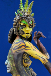 Austria, Pörtschach, World Bodypainting Festival, Wörthersee