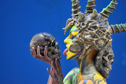 Austria, Pörtschach, World Bodypainting Festival, Wörthersee