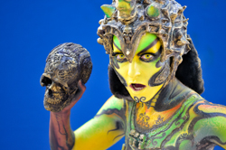 Austria, Pörtschach, World Bodypainting Festival, Wörthersee
