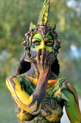 Austria, Pörtschach, World Bodypainting Festival, Wörthersee
