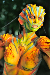 Austria, Pörtschach, World Bodypainting Festival, Wörthersee