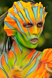 Austria, Pörtschach, World Bodypainting Festival, Wörthersee