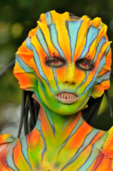 Austria, Pörtschach, World Bodypainting Festival, Wörthersee