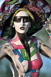 Austria, Pörtschach, World Bodypainting Festival, Wörthersee