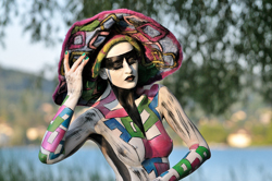 Austria, Pörtschach, World Bodypainting Festival, Wörthersee
