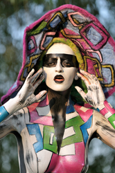 Austria, Pörtschach, World Bodypainting Festival, Wörthersee