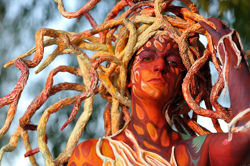 Austria, Pörtschach, World Bodypainting Festival, Wörthersee